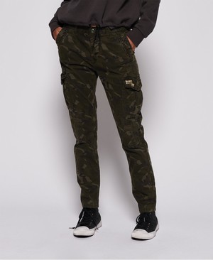 Superdry Girlfriend Cargo Női Nadrág Camo/Zöld | VEFKR1738